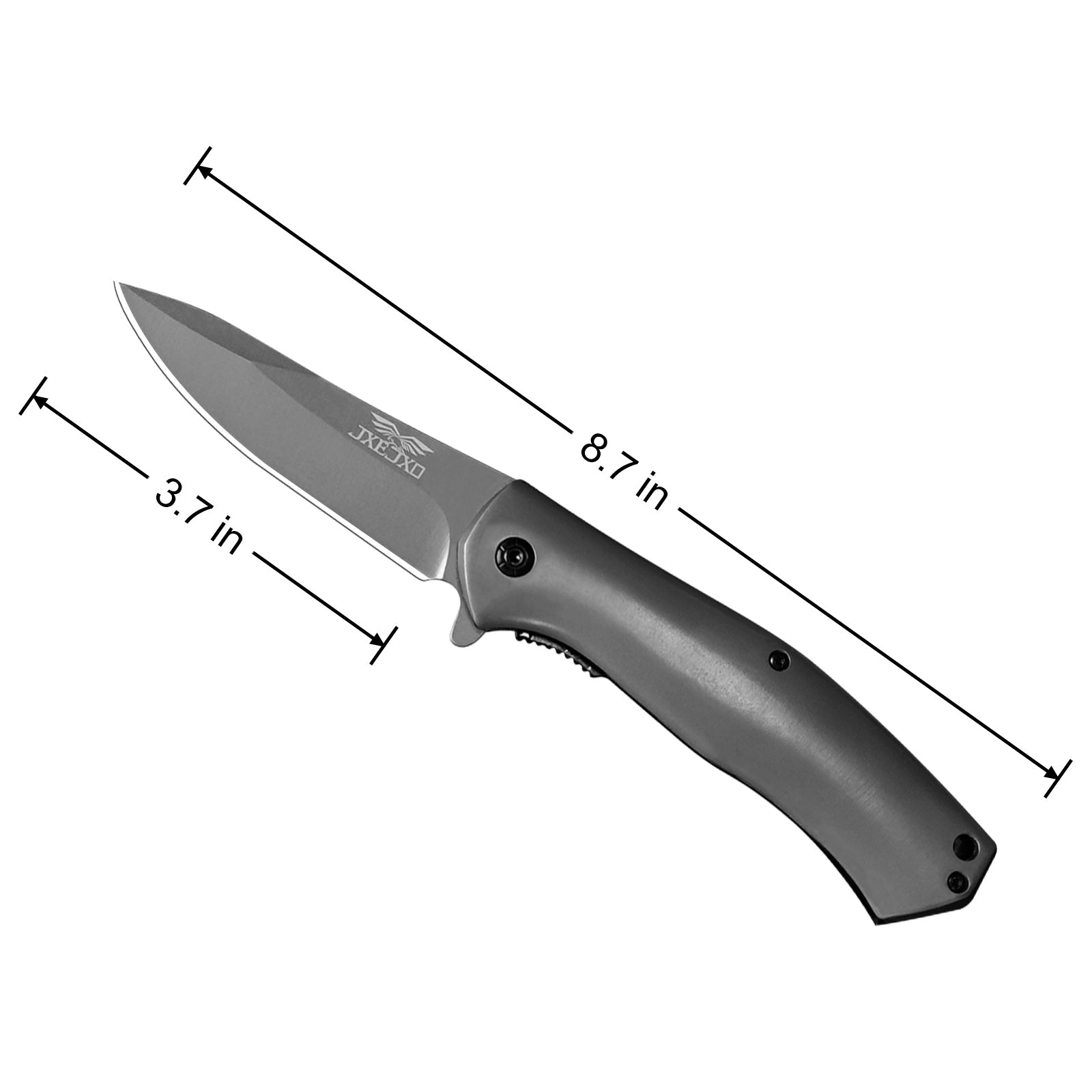 Pocket Knife, Folding 3.75 Inch 420 Steel Blade with Pocket Clip for Camping Survival Hiking Men Women