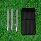 Load image into Gallery viewer, 10.2" Stainless Steel No Spin Throwing Set Throwing Spikes Thickness Up to 0.275",with Nylon Belt 3 in one Sheath, The Thunder JXE JXO