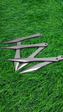 Load image into Gallery viewer, 10.2" Stainless Steel No Spin Throwing Set Throwing Spikes Thickness Up to 0.275",with Nylon Belt 3 in one Sheath, The Thunder JXE JXO