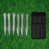 Load image into Gallery viewer, 10.2" Stainless Steel No Spin Throwing Set Throwing Spikes Thickness Up to 0.275",with Nylon Belt 3 in one Sheath, The Thunder JXE JXO