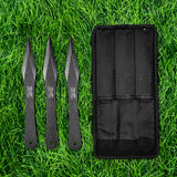 Load image into Gallery viewer, Throwing tools, 9.4" Stainless Steel No Spin Throwing Set with Nylon Belt Sheath