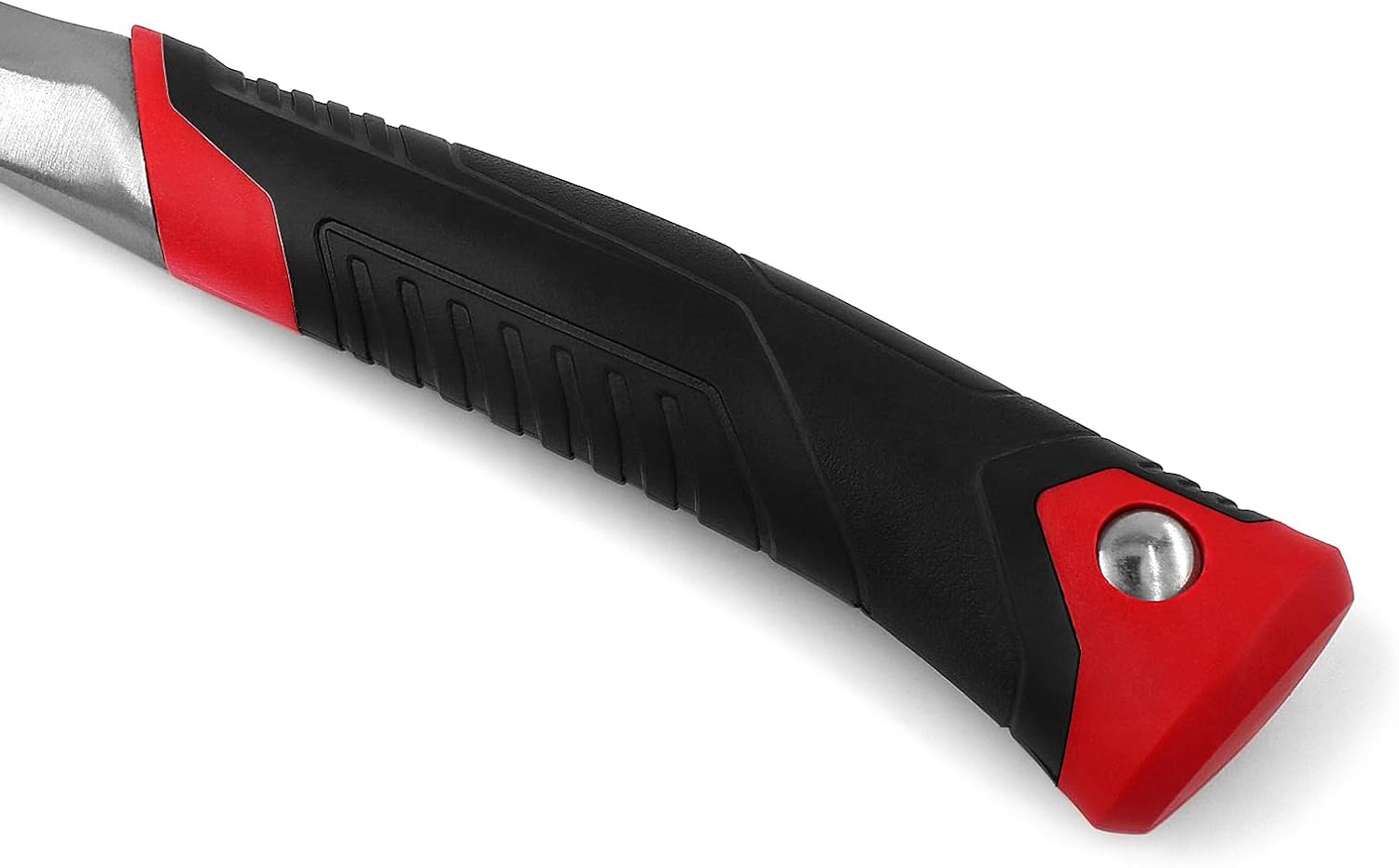 Camping Axe & Hatchets – 14.4″ Camping Hatchet with Forged Steel Construction & Ergonomic Shock-Absorbing Grip (Red）