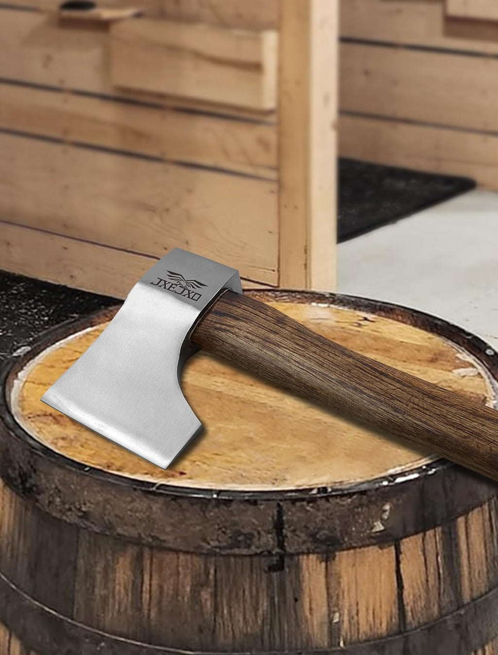 The Woodpecker- Professional Throwing Hatchet for Axe Throwing Competitions -1.58Lbs Head with 16.4″ Handle – Balanced and Maneuverable