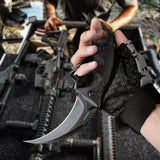 Load image into Gallery viewer, Claw Knife with Sheath, Durable 420HC Steel Fixed Blade Outdoor Duty Knife, Karambit Knife with Ergonomics G10 Anti-skidding Handle
