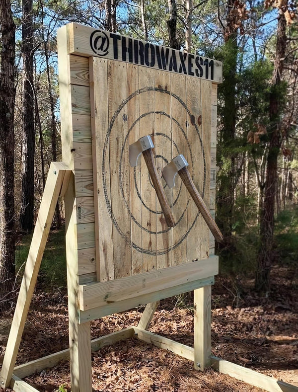 The Woodpecker- Professional Throwing Hatchet for Axe Throwing Competitions -1.58Lbs Head with 16.4″ Handle – Balanced and Maneuverable