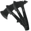 JXE JXO Throwing Axe Sets, Overall 10.2″ 3Pack Throwing Tomahawk, Full Tang 420HC Stainless Steel, Design for Hawks Throwing Recreation and Competition
