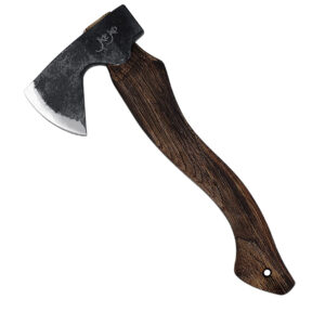 13” JXEJXOThe Artisan Camping Hatchet Carving Axe with Sheath -Survival Axe for Wood Splitting and Chopping Bushcraft Hatchet Perfect for Outdoor Adventures Ideal Gift for Men