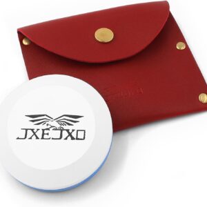 JXE JXO Knife/Hatchet Sharpening Stone - 400/1000 Grit Dual Grit Whetstone & Tool Sharpener with Leather Sheath