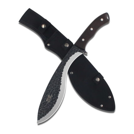 JXE JXO Machete, Full Tang Machete for Cutting Trees Heavy Duty, 3Cr13 Steel with Nylon Sheath for Yard Work, Bushcraft and Outdoor